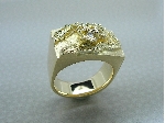 K18　ダイヤ　龍の指輪