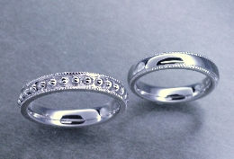 PT900 オーダーメイド結婚指輪